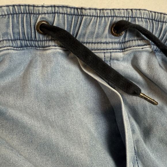 Zanerobe Sureshot Jogger Men's 32 Blue Denim Stretch High-Rise Drawstring Waist - Picture 13 of 16